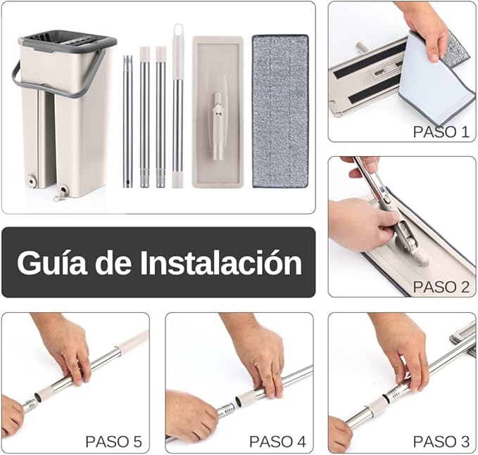 Mopa Fregona 7L + 3 recambios de REGALO!