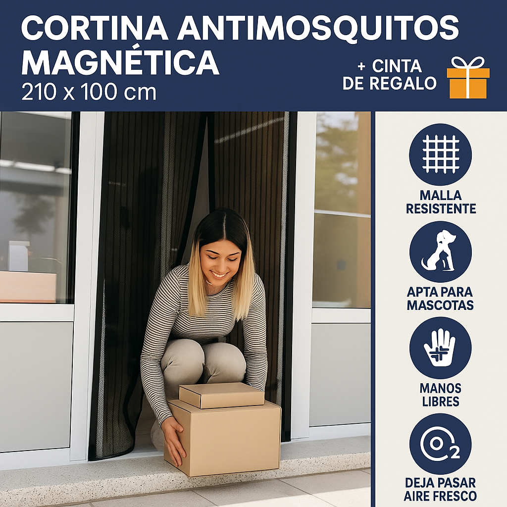 ¡Adiós mosquitos! Pack de 2 cortinas + cinta de regalo y envío gratis!