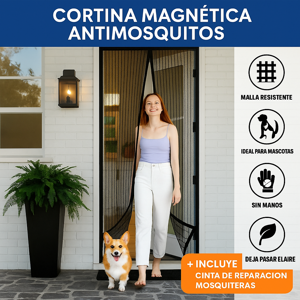 ¡Adiós mosquitos! Pack de 2 cortinas + cinta de regalo y envío gratis!