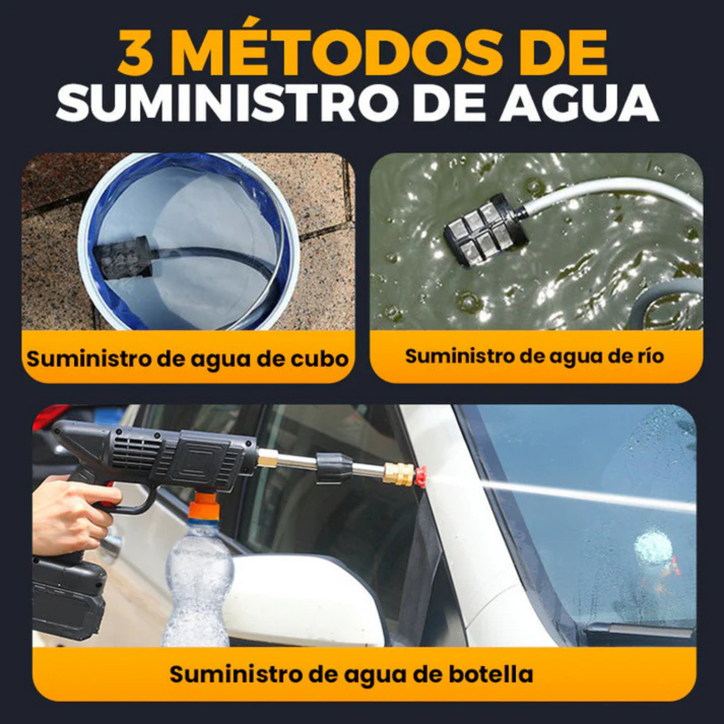 Pistola Alta Presión Profesional Portátil - ¡DOBLE BATERÍA DE REGALO!