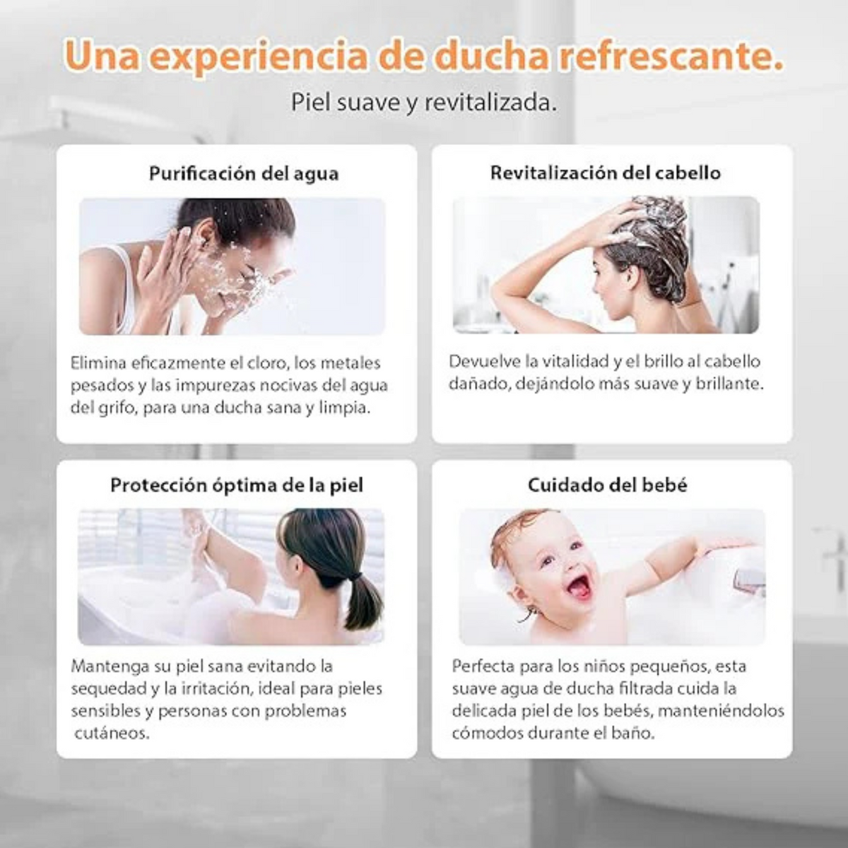 AquaBoost™ - Ducha Alta Presión