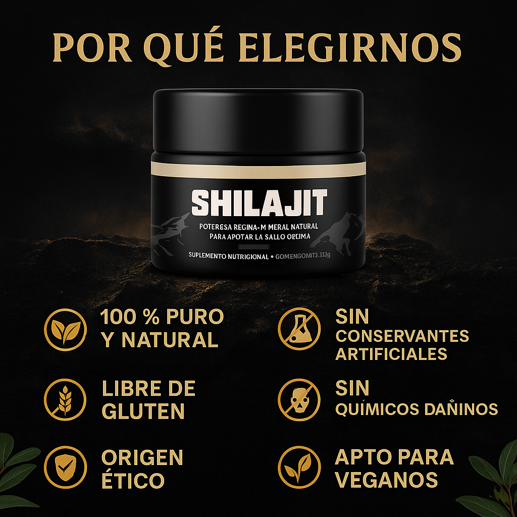 Resina del Shilajit: El oro negro que despierta al animal que llevas dentro.
