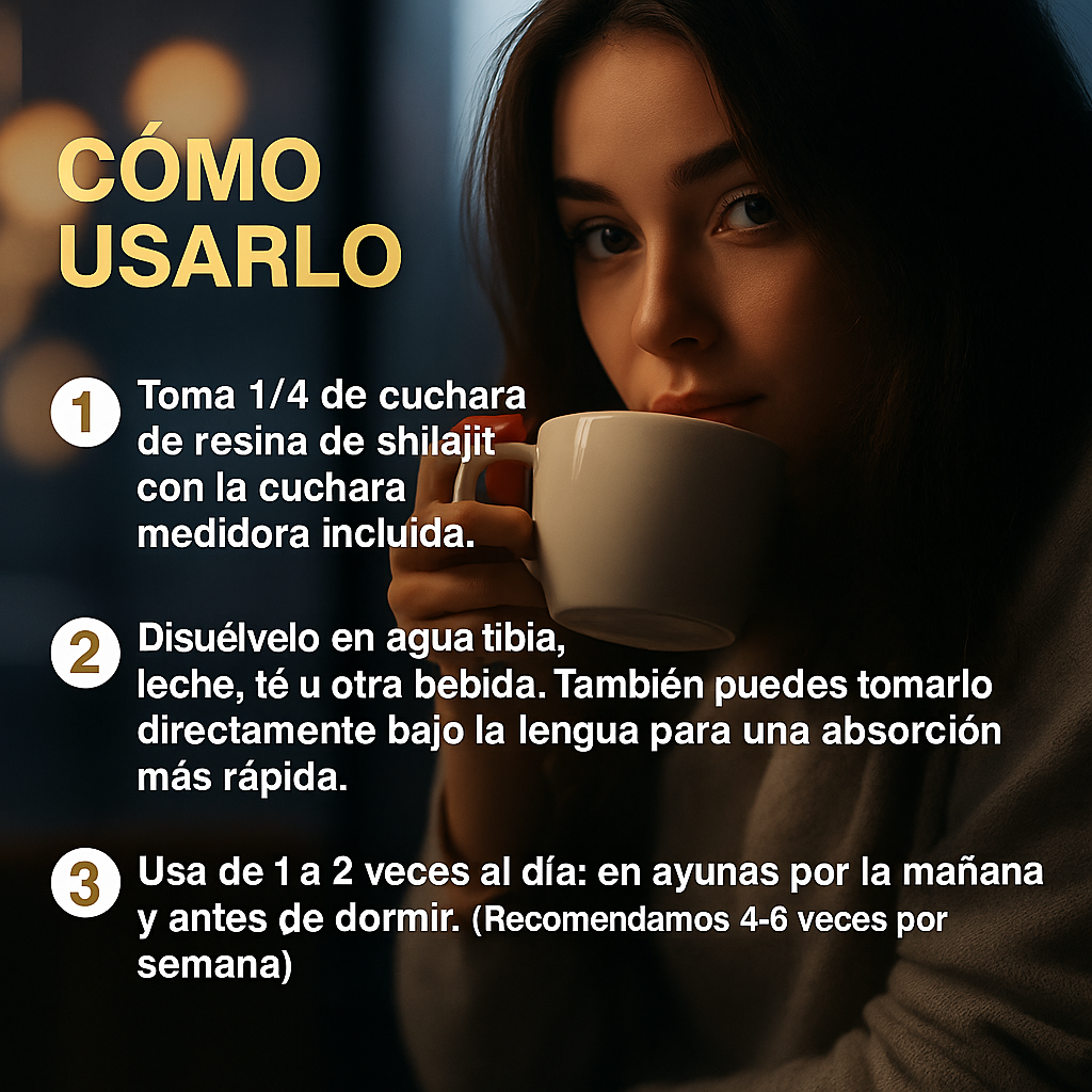 Resina del Shilajit: El oro negro que despierta al animal que llevas dentro.