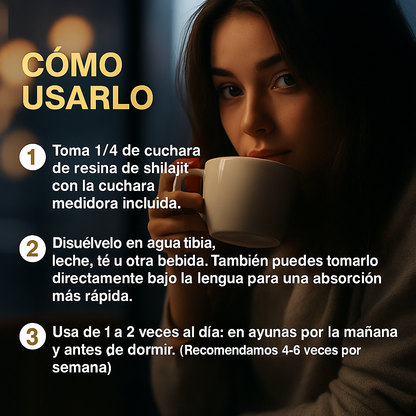 Resina del Shilajit: El oro negro que despierta al animal que llevas dentro.