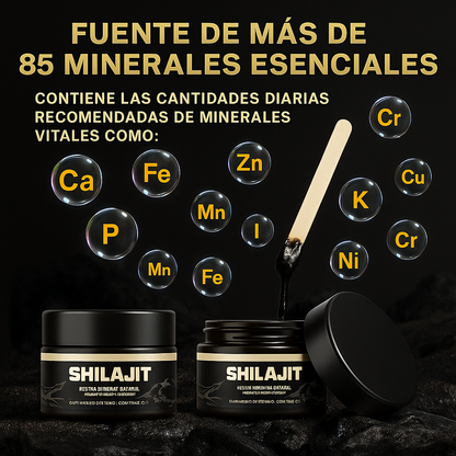 Resina del Shilajit: El oro negro que despierta al animal que llevas dentro.