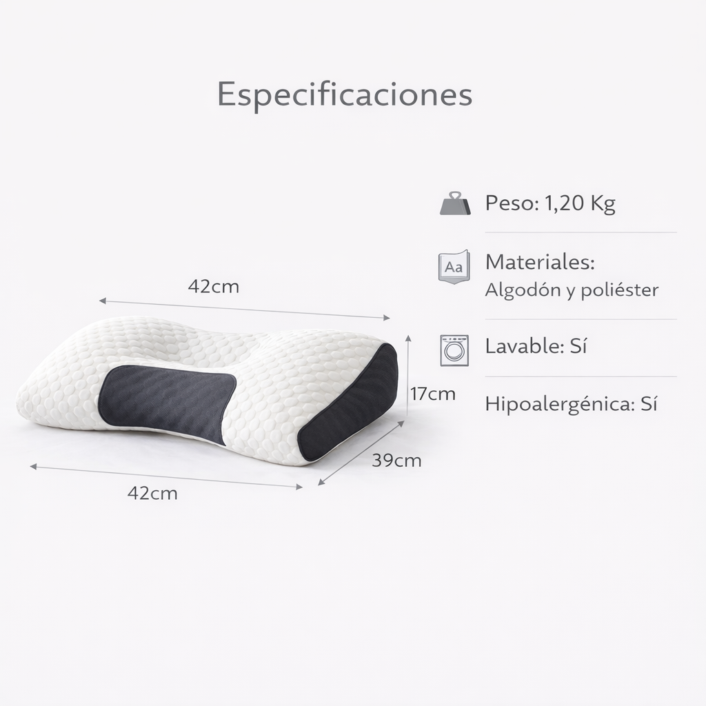 Almohada Ergonómica 3D