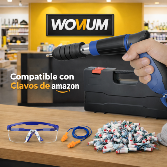 Pistola de Clavos (Maletín y 50 Clavos GRATIS)
