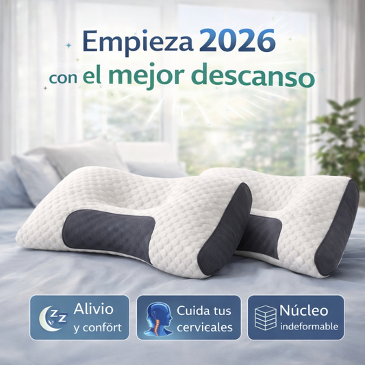 Almohada Ergonómica 3D - Soporte Cervical, Descanso Profundo.