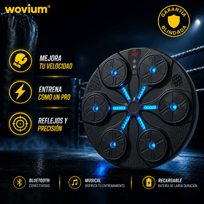 Máquina de Boxeo Electrónica de Pared con Luces LED