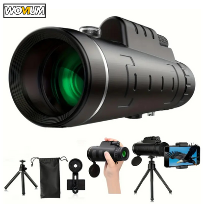 Telescopio Monocular (Adaptador, Funda Y Trípode ¡GRATIS!)
