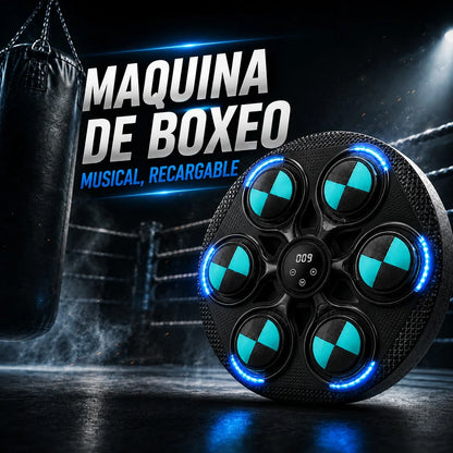 Máquina de Boxeo Electrónica de Pared con Luces LED